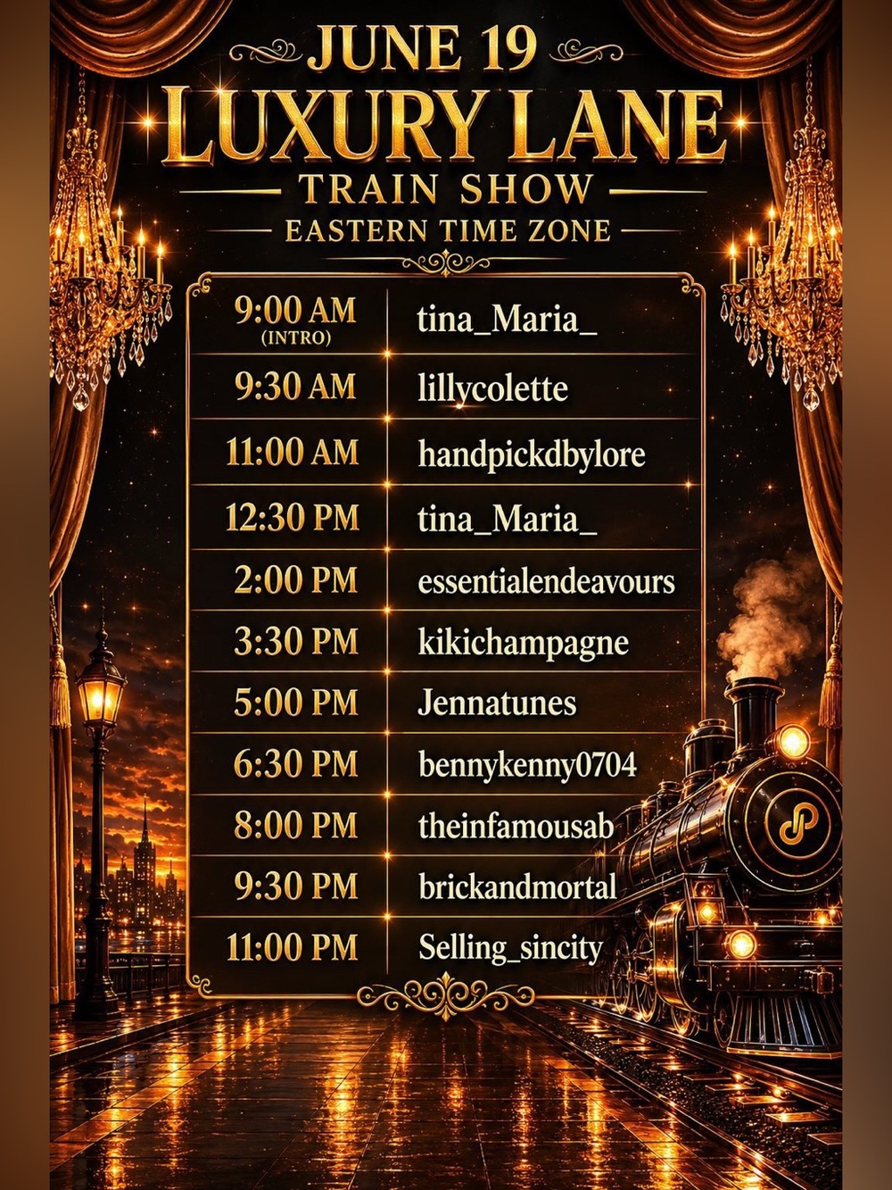 luxury lane train June 19th - Picture 3 of 11